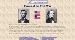 Desktop Screenshot of civilwarcauses.org